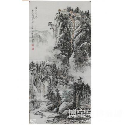 香山圣境 山水画 张万春作品 类别: 国画山水作品